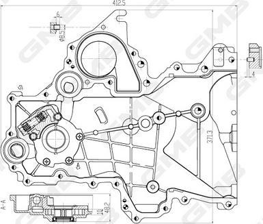 GMB GOAS-176A - Eļļas sūknis www.autospares.lv