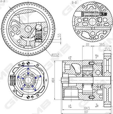 GMB GOAS-84A - Eļļas sūknis www.autospares.lv