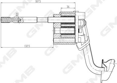 GMB GOAS-75A - Eļļas sūknis www.autospares.lv