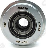 GMB GOP1090 - Pulley, alternator, freewheel clutch www.autospares.lv