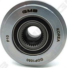 GMB GOP1050 - Pulley, alternator, freewheel clutch www.autospares.lv