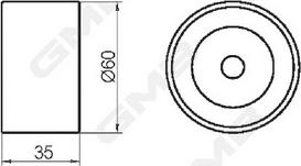 GMB GT10101 - Parazīt / Vadrullītis, Zobsiksna www.autospares.lv