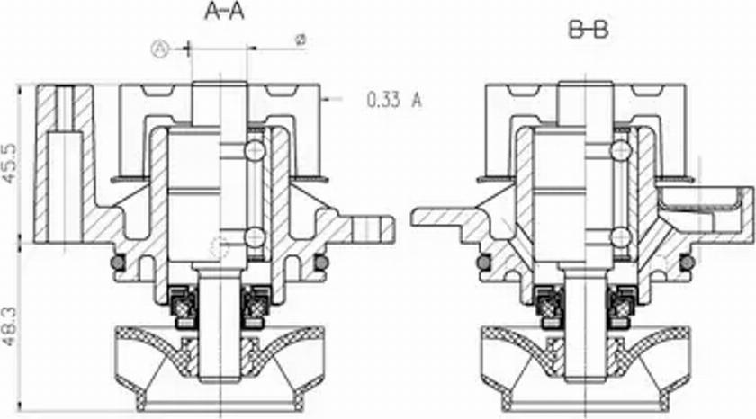 GMB GWVW-17A - Водяной насос www.autospares.lv