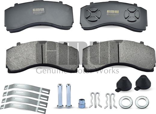 GMW BDP29244MC-P - Brake Pad Set, disc brake www.autospares.lv