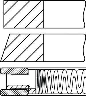 Goetze Engine 08-440500-00 - Piston Ring Kit www.autospares.lv