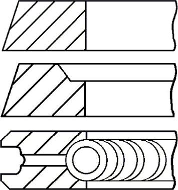 Goetze Engine 08-501800-00 - Virzuļa gredzenu komplekts www.autospares.lv