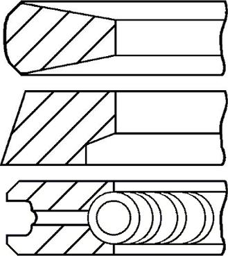 Goetze Engine 08-444500-00 - Piston Ring Kit www.autospares.lv