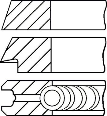 Goetze Engine 08-409000-00 - Virzuļa gredzenu komplekts www.autospares.lv