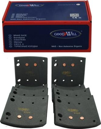 GoodWill 5-11001 F - Bremžu loku komplekts www.autospares.lv