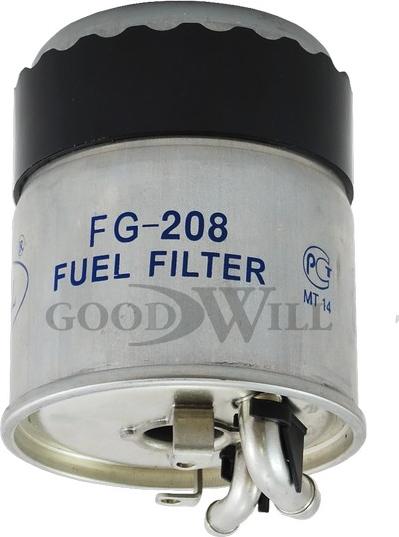 GoodWill FG 208 - Degvielas filtrs www.autospares.lv