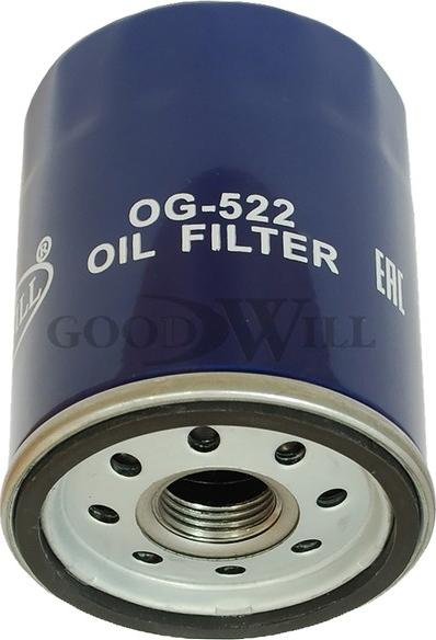 GoodWill OG 522 - Oil Filter www.autospares.lv