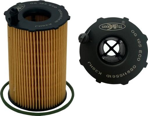 GoodWill OG 195 ECO - Oil Filter www.autospares.lv