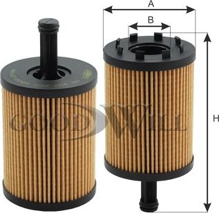 GoodWill OG 207 ECO - Oil Filter www.autospares.lv