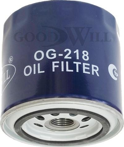 GoodWill OG 218 - Oil Filter www.autospares.lv