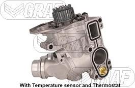 Graf PA1359 - Water Pump www.autospares.lv