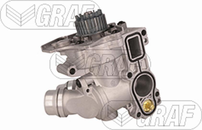 Graf PA1358 - Water Pump www.autospares.lv