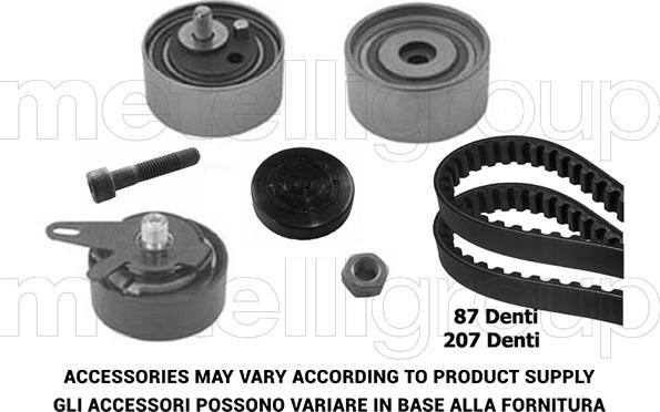 Graf TP041 - Zobsiksnas komplekts www.autospares.lv