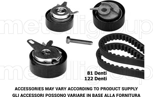 Graf TP050 - Zobsiksnas komplekts www.autospares.lv