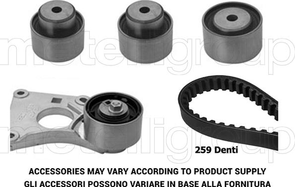 Graf TP210 - Timing Belt Set www.autospares.lv