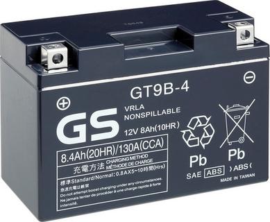 GS GS-GT9B-4 - Startera akumulatoru baterija www.autospares.lv