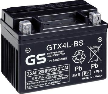 GS GS-GTX4L-BS - Startera akumulatoru baterija www.autospares.lv