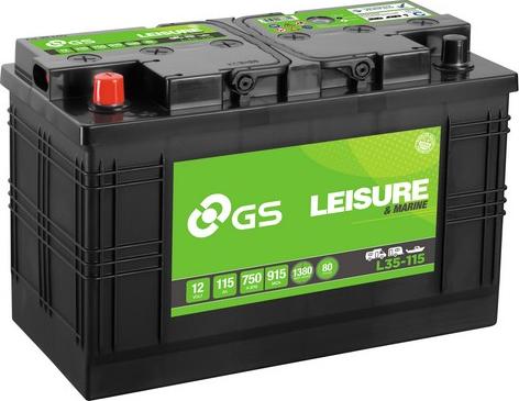 GS GS-L35-115 - Startera akumulatoru baterija www.autospares.lv
