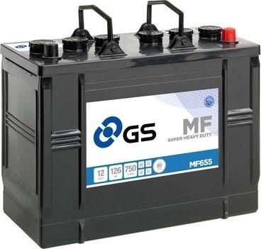 GS MF655 - Startera akumulatoru baterija www.autospares.lv