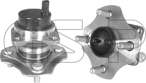 GSP 9400062 - Riteņa rumbas gultņa komplekts autospares.lv