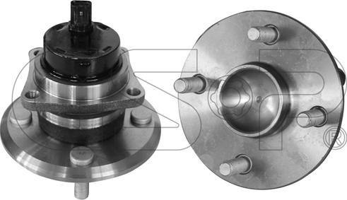 GSP 9400010 - Riteņa rumbas gultņa komplekts autospares.lv