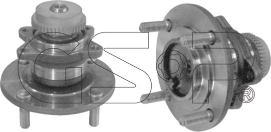 GSP 9400088 - Riteņa rumbas gultņa komplekts autospares.lv