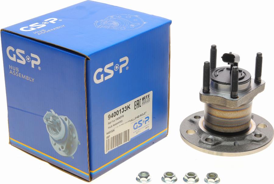 GSP 9400153K - Riteņa rumbas gultņa komplekts www.autospares.lv