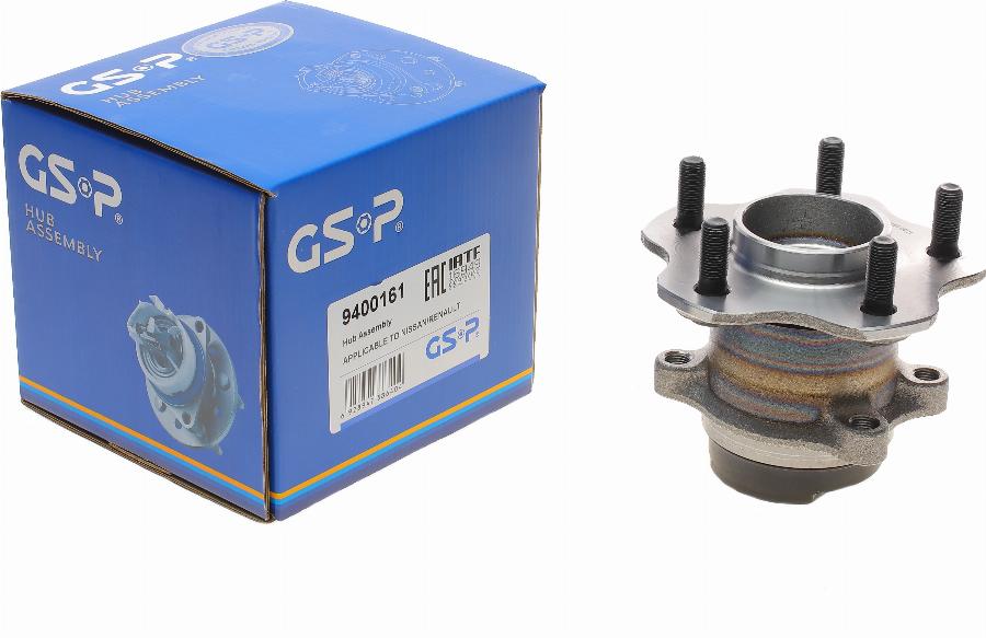 GSP 9400161 - Подшипник ступицы колеса, комплект www.autospares.lv