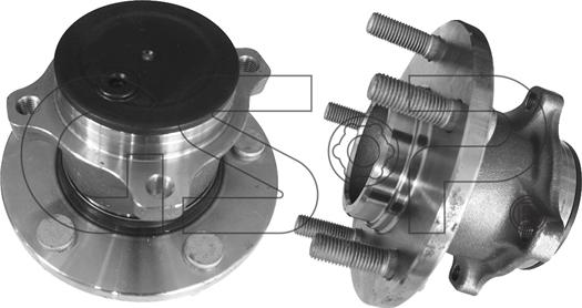 GSP 9400107 - Riteņa rumbas gultņa komplekts www.autospares.lv