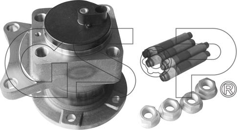 GSP 9400182K - Riteņa rumbas gultņa komplekts www.autospares.lv