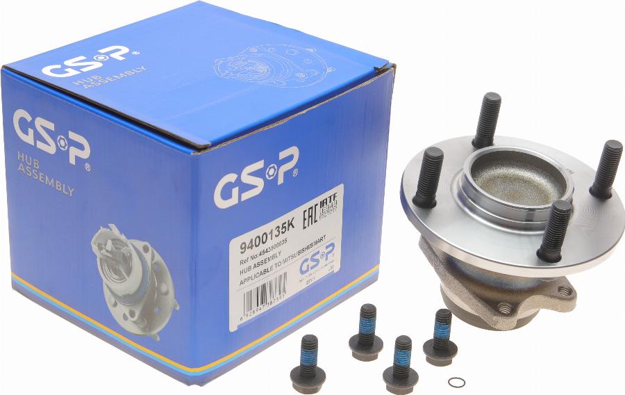 GSP 9400135K - Riteņa rumbas gultņa komplekts www.autospares.lv