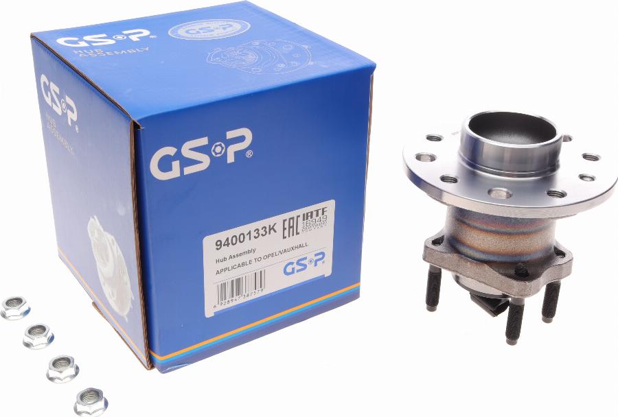 GSP 9400133K - Riteņa rumbas gultņa komplekts www.autospares.lv