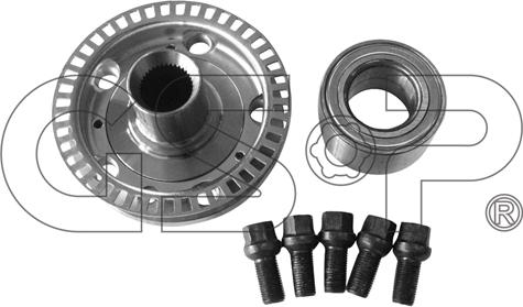 GSP 9436002K - Ступица колеса, поворотный кулак www.autospares.lv