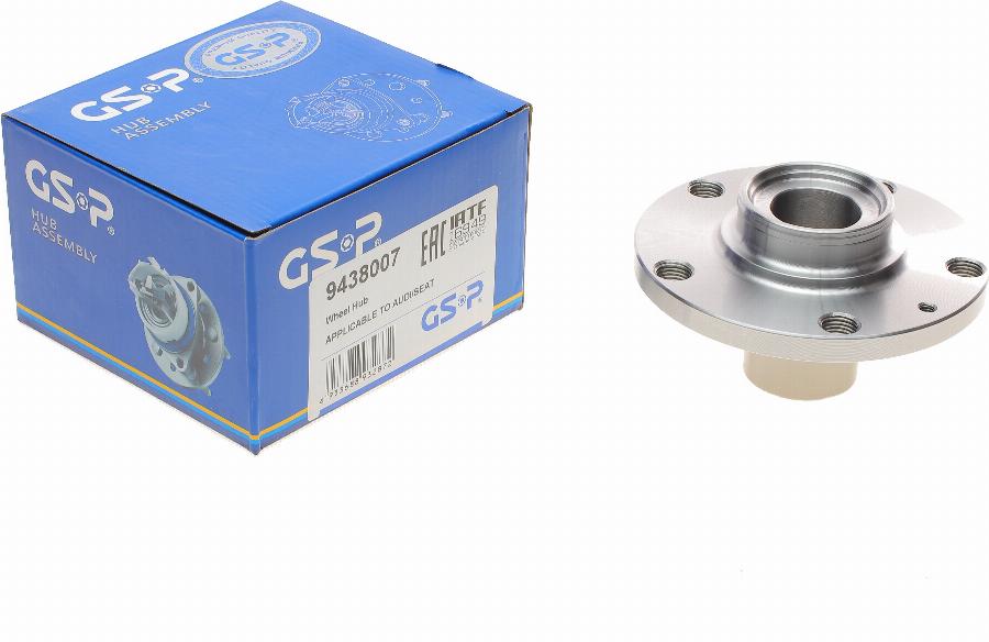 GSP 9438007 - Ступица колеса, поворотный кулак www.autospares.lv