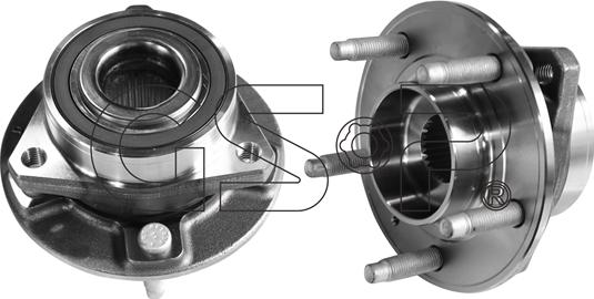 GSP 9330066 - Riteņa rumbas gultņa komplekts autospares.lv