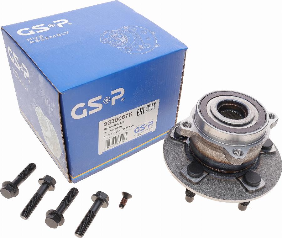 GSP 9330067K - Riteņa rumbas gultņa komplekts www.autospares.lv