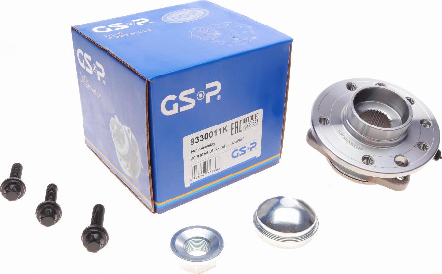 GSP 9330011K - Riteņa rumbas gultņa komplekts www.autospares.lv