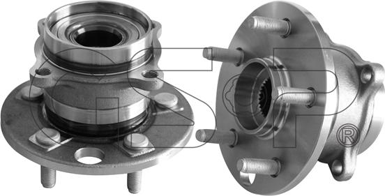 GSP 9330037 - Riteņa rumbas gultņa komplekts www.autospares.lv