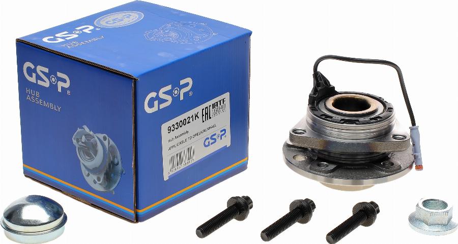 GSP 9330021K - Riteņa rumbas gultņa komplekts www.autospares.lv