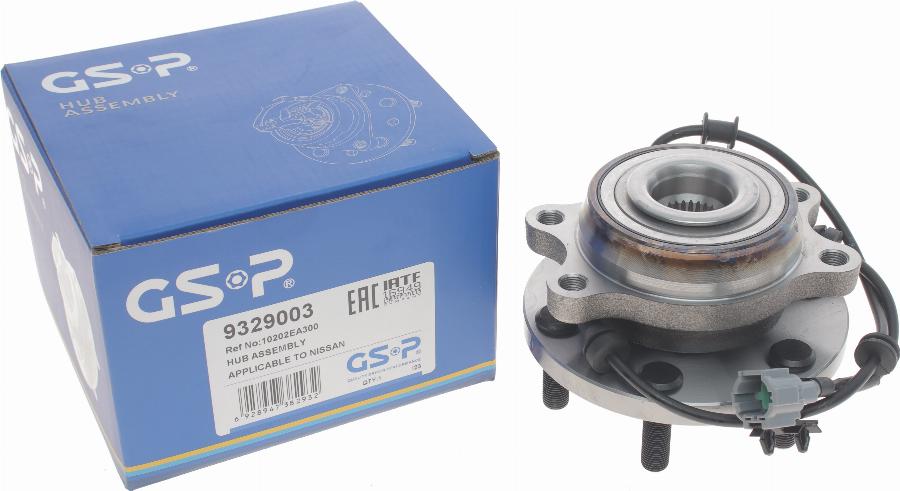 GSP 9329003 - Wheel hub, bearing Kit www.autospares.lv