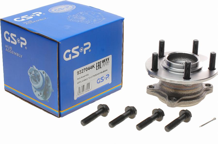 GSP 9327044K - Wheel hub, bearing Kit www.autospares.lv