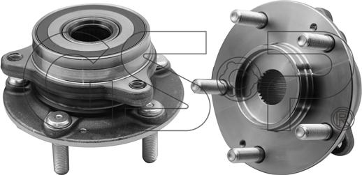 GSP 9327078 - Riteņa rumbas gultņa komplekts www.autospares.lv