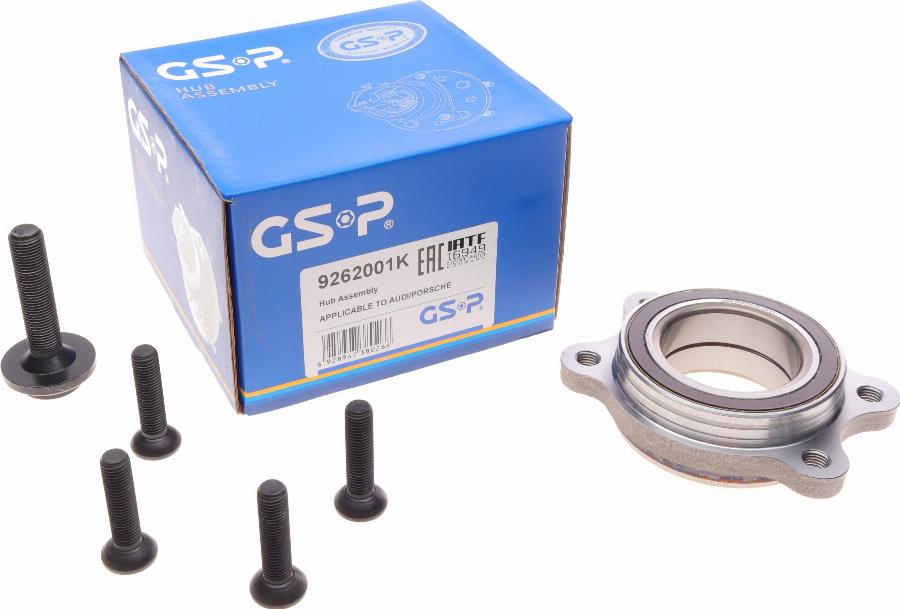 GSP 9262001K - Wheel hub, bearing Kit www.autospares.lv