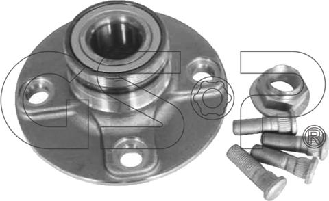 GSP 9230094K - Riteņa rumbas gultņa komplekts www.autospares.lv