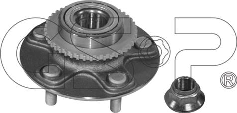 GSP 9230052K - Wheel hub, bearing Kit www.autospares.lv