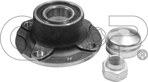 GSP 9230002F - Wheel hub, bearing Kit www.autospares.lv